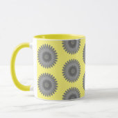 grau und gelb, tasse (Links)