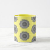 grau und gelb, tasse (Zentrum)
