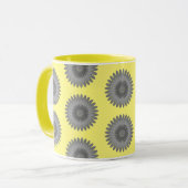 grau und gelb, tasse (Vorderseite Links)