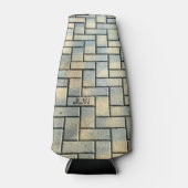 Grau und Gelbziegel Flaschenkühler (Vorderseite)