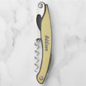 Grau und Gold Kellnermesser (Vorderseite)