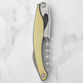 Grau und Gold Kellnermesser (Rückseite)