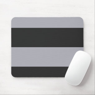 Grau und Grau, einfach, extra breite Streifen Mousepad