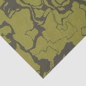 Grau und Grün abstrakt Seidenpapier (Detail)