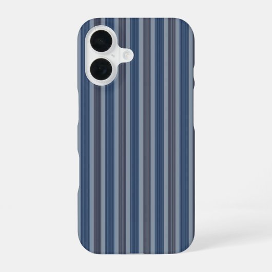 grau und Jeansstreifen iPhone 16 Hülle (Rückseite)