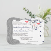 Grau- und Koralleninitiativen der Marine in Trunk  Einladung (Stehend Vorderseite)