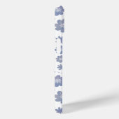 Grau- und Lavendelmuster Case-Mate iPhone Hülle (Rückseite / Rechts)