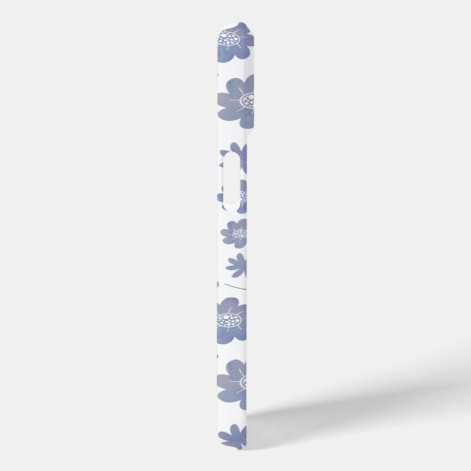 Grau- und Lavendelmuster Case-Mate iPhone Hülle (Rückseite / Rechts)