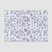 Grau- und Lavendelmuster Seidenpapier (Vorderseite)