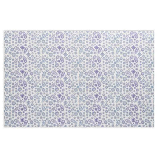 Grau- und Lavendelmuster Stoff (Fat Quarter (45,7 x 55,9 cm))