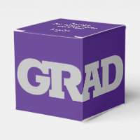 Grau- und Lila School Colors Graduation Party