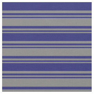 Grau und Mitternachtsblau farbige Muster Stoff