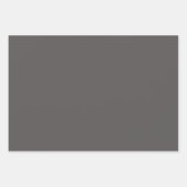 Grau und Orange Geschenkpapier Set (Vorderseite 3)