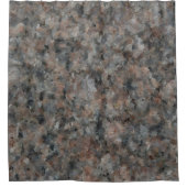 Grau und Rosa Granit Duschvorhang (Vorderseite)