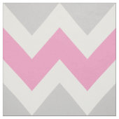 Grau und Rosa Moderne Zickzack Großformat Stoff (Muster)