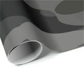 Grau-und Schwarz-Tarnung Geschenkpapier (Rolleneckpunkt)
