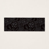 Grau und Schwarz Vibranu und feines Blumenmuster (Rückseite)