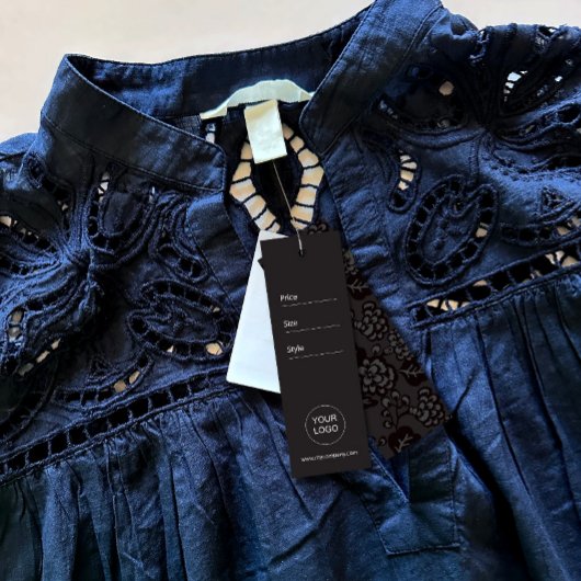 Grau und Schwarz Vibranu und feines Blumenmuster