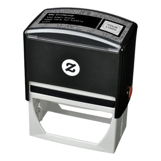 Grau und Schwarz Vibranu und feines Blumenmuster Permastempel (Produkt)