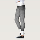 grau und Schwarz-weiß Leggings (Links)