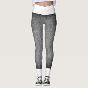 grau und Schwarz-weiß Leggings