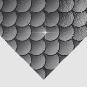 Grau- und Schwarzfisch-Scala-Dekoupage Seidenpapier (Detail)