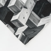 Grau- und Schwarzkreuz Fleecedecke (Ecke)