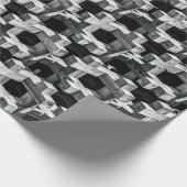 Grau- und Schwarzkreuz Geschenkpapier (Ecke)