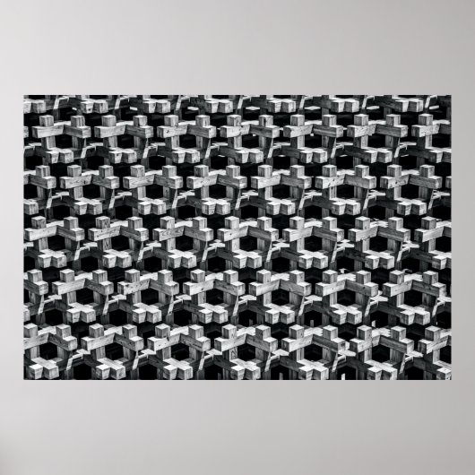 Grau- und Schwarzkreuz Poster (Vorne)