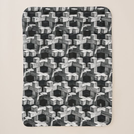 Grau- und Schwarzkreuz Sherpadecke (Vorderseite)