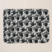 Grau- und Schwarzkreuz Sherpadecke (Vorderseite (Horizontal))