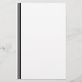 Grau- und Schwarzstreifen-Stationierung, ungestric Briefpapier