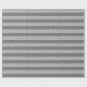 Grau- und Silberstreifen-Glitzer-Schleifpapier Geschenkpapier (Flach)