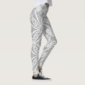 Grau- und SpitzenLeggings Leggings (Rechts)