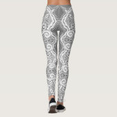 Grau- und SpitzenLeggings Leggings (Rückseite)