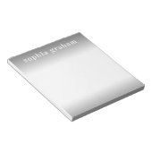 Grau und Weiß Ombre Notizblock (angewinkelt)
