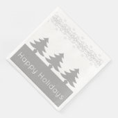 grau und weiß serviette (Ecke)