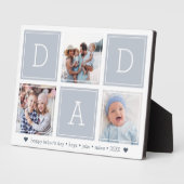 Grau | VATER Custom Kids Foto Collage Fotoplatte (Seite)