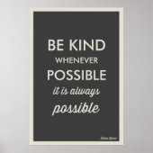 GRAU | VINTAG SEIN, WENN MÖGLICH POSTER (Vorne)