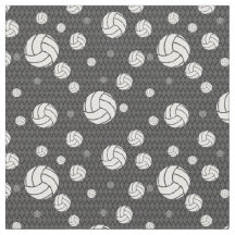 Grau Volleyball Zickzack Gemustert