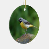 Grau Wagtail - Vogel Keramikornament (Rechts)
