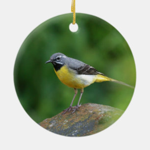 Grau Wagtail - Vogel Keramikornament
