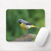 Grau Wagtail - Vogel Mousepad (Mit Mouse)