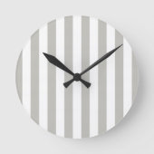 Grau & Weiß gestreifte Uhr (Vorderseite)