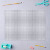Grau Weiß Gingham Seidenpapier (Basteln)