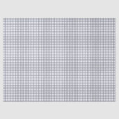 Grau Weiß Gingham Seidenpapier (Vorderseite)