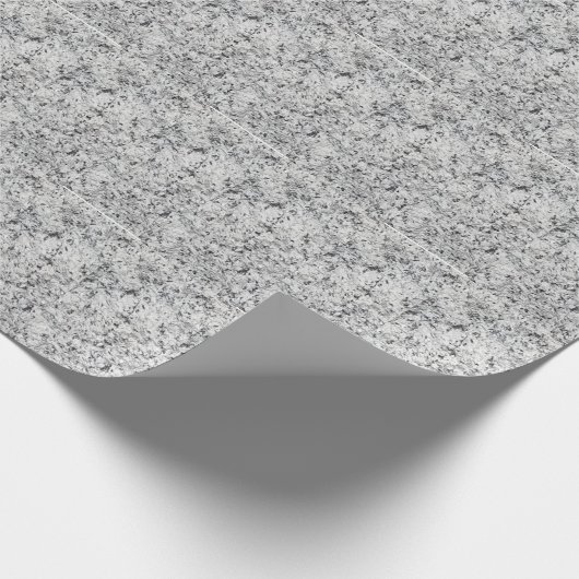 Grau-Weiß-Granit Geschenkpapier (Ecke)