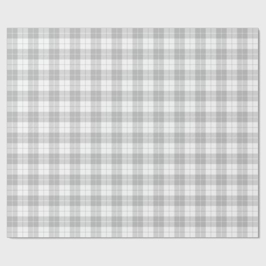 Grau-Weiß-Kariertes Musterpapier Geschenkpapier (Flach)