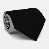 Grau-Weiß-Schwarz-Farben-Design Krawatte (Gerollt)