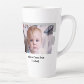 Grau weiß, so viel Glück Grandad mit Foto Milchtasse (Rechts)